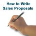 How to Write Sales Proposals
