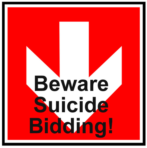 Beware - Suicide Bidding! Tendering in Bad Economic Times