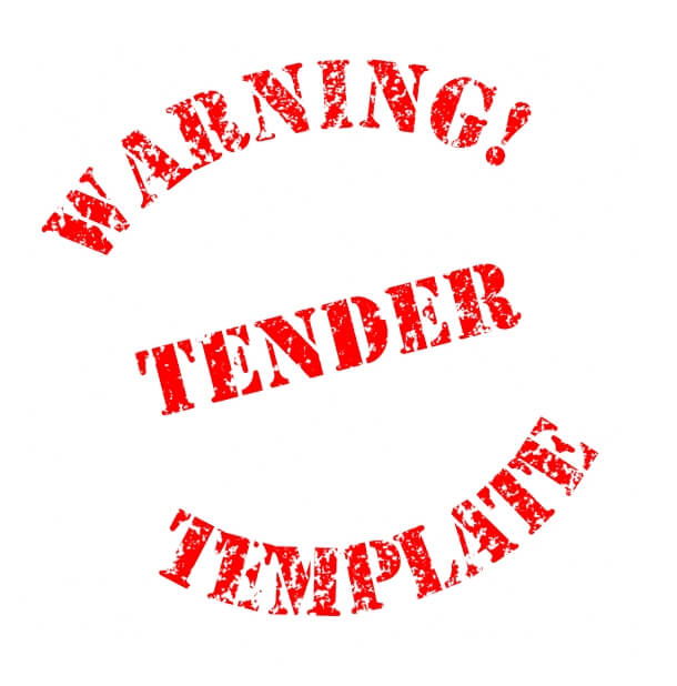 Be Careful When Using a Tender Template or PQQ Template